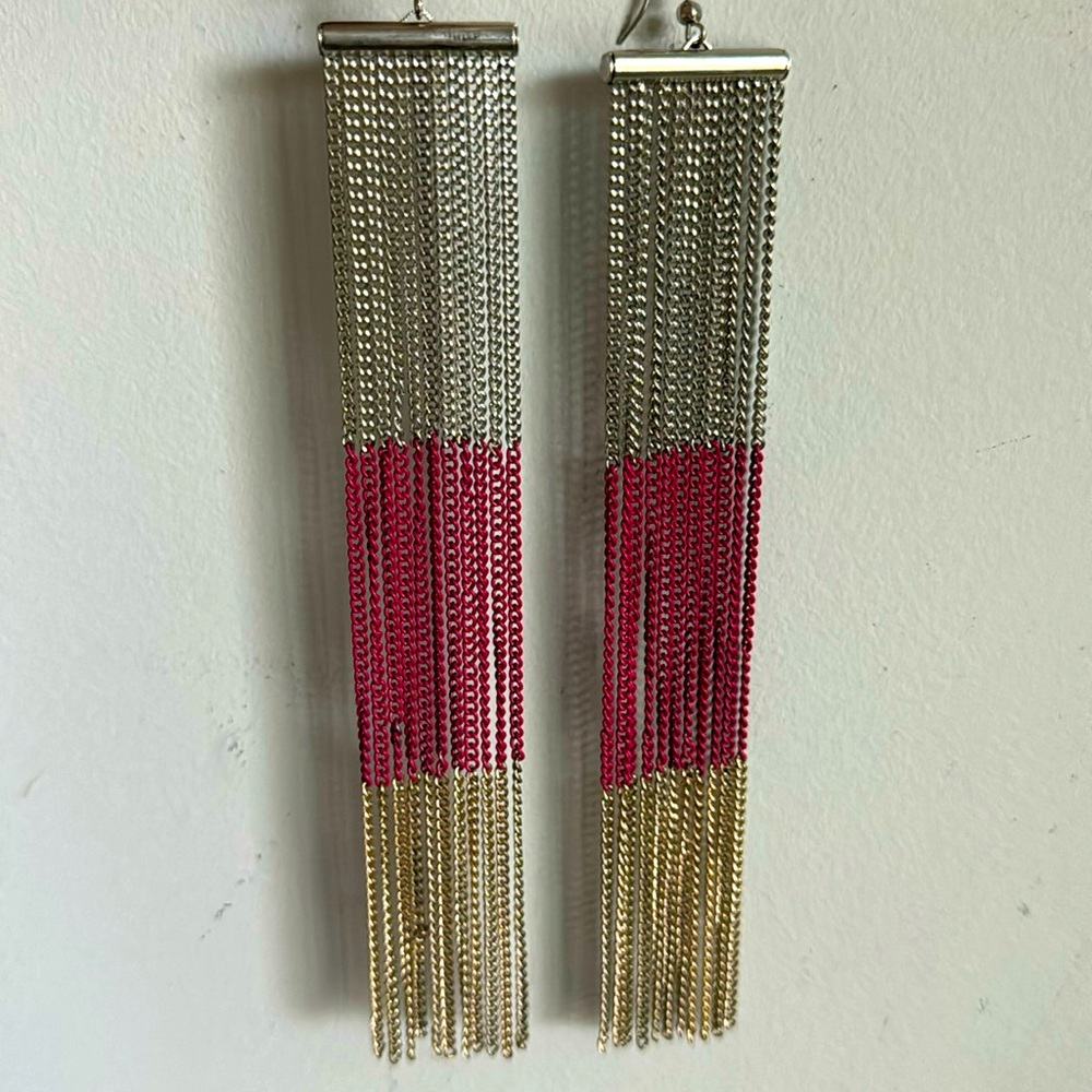 Chain earrings